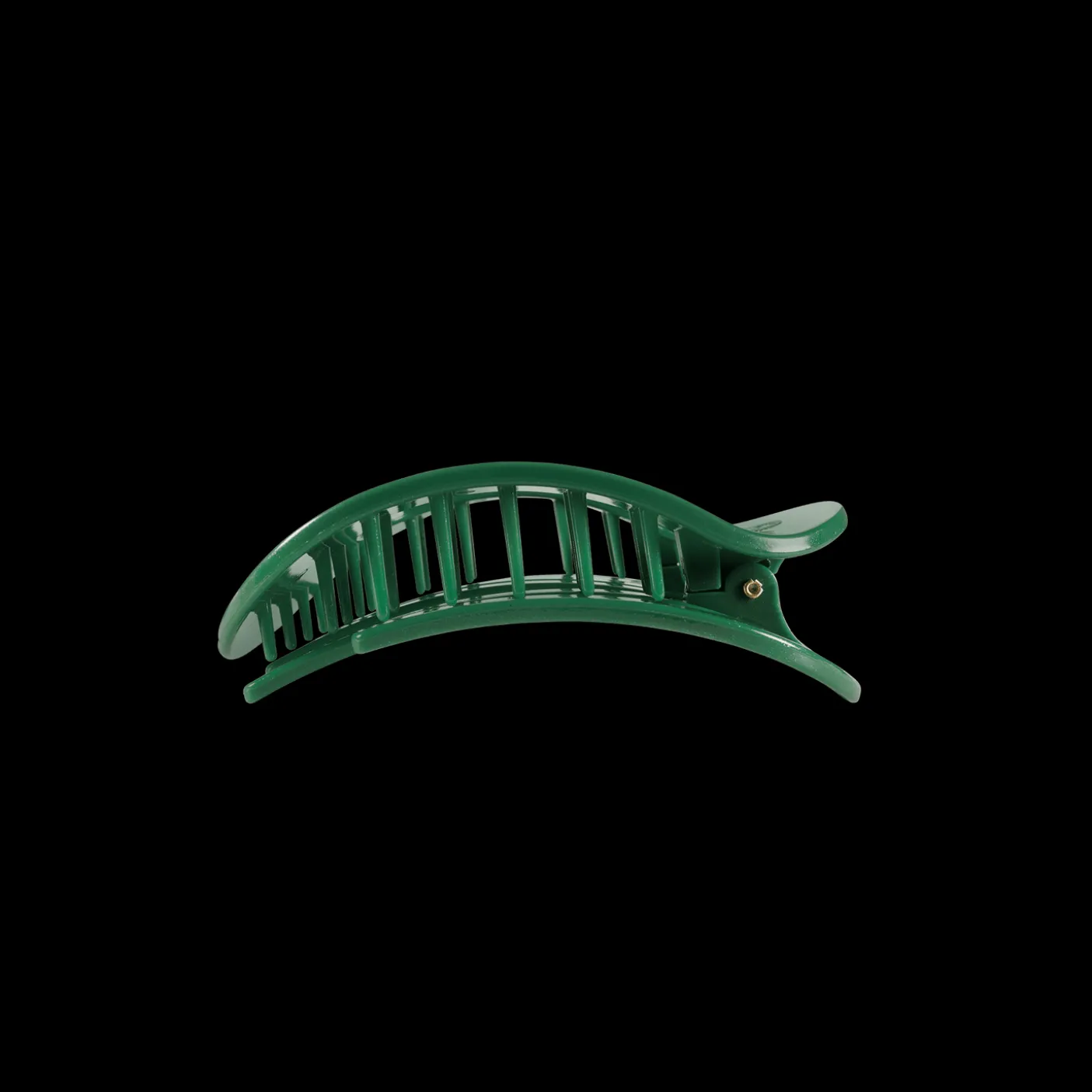 Mistletoe Small Flat Round Hair Clip