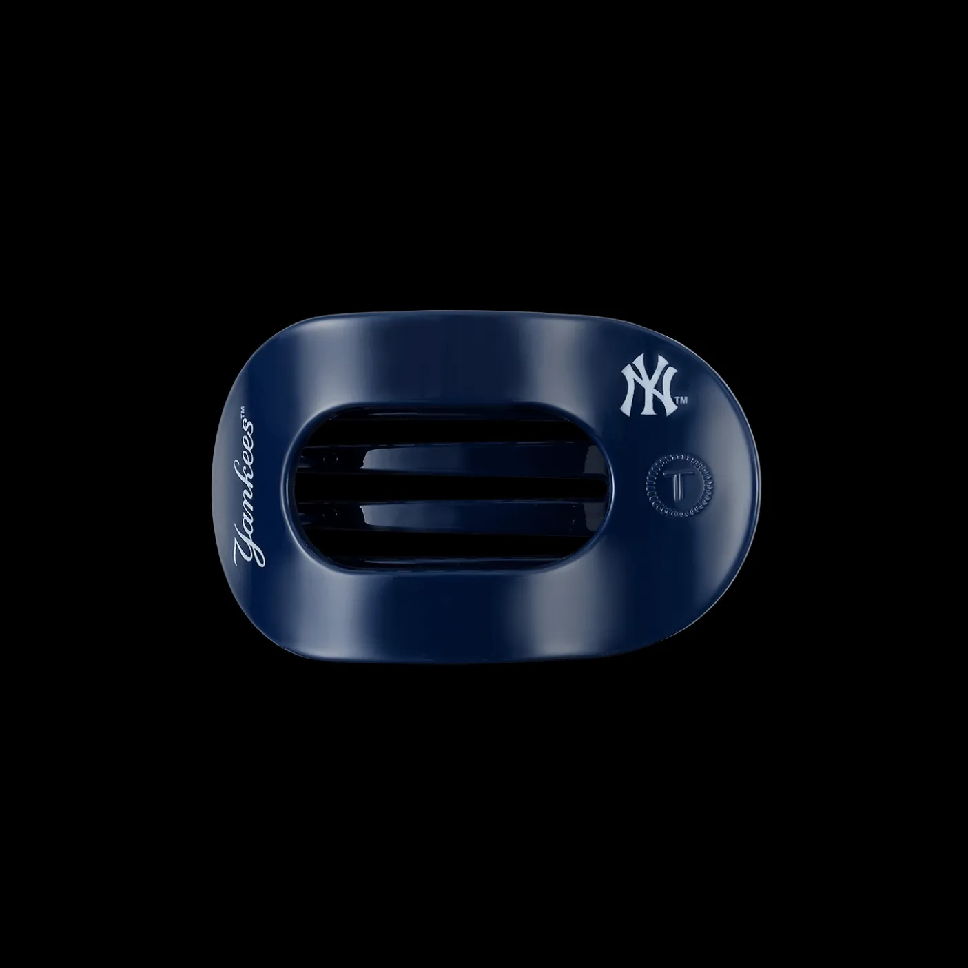 New York Yankees Small Flat Round Hair Clip