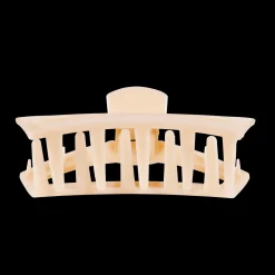 Open Almond Beige Large Claw Hair Clip