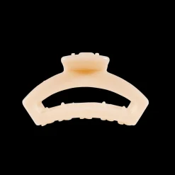 Open Almond Beige Tiny Claw Hair Clip
