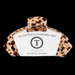 Open Blonde Tortoise Large Claw Hair Clip
