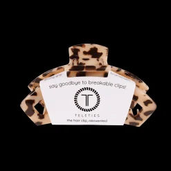 Open Blonde Tortoise Medium Claw Hair Clip