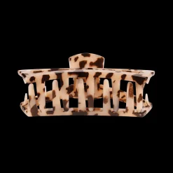 Open Blonde Tortoise Medium Claw Hair Clip