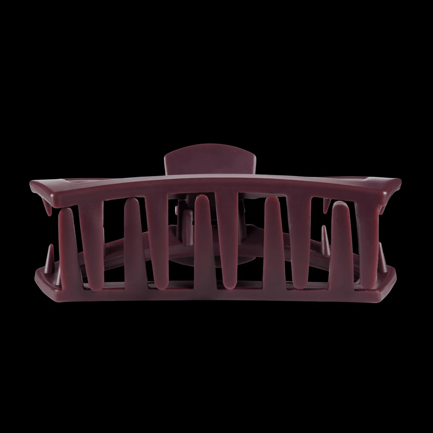 Open Burgundy Bliss Large Claw Hair Clip