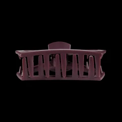 Open Burgundy Bliss Medium Claw Hair Clip