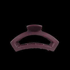 Open Burgundy Bliss Tiny Claw Hair Clip