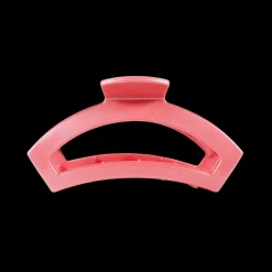 Open Calming Coral Medium Claw Hair Clip