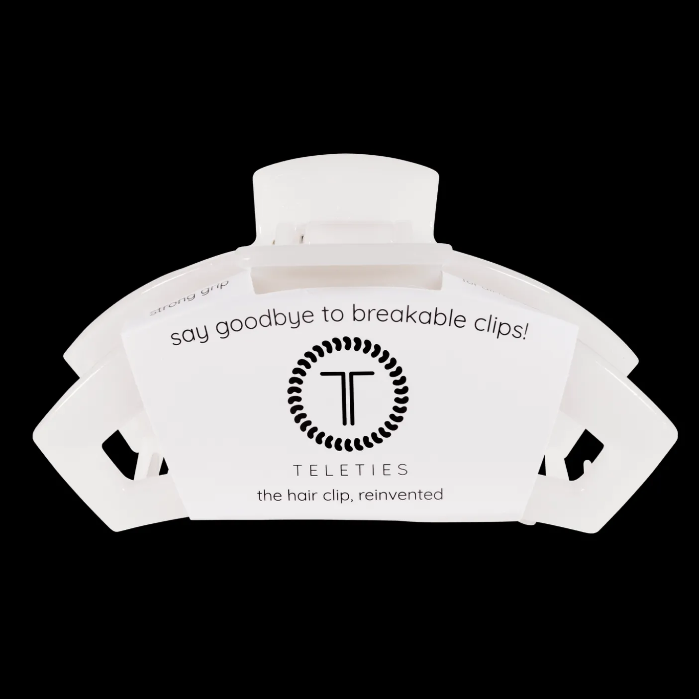 Open Coconut White Large Claw Hair Clip