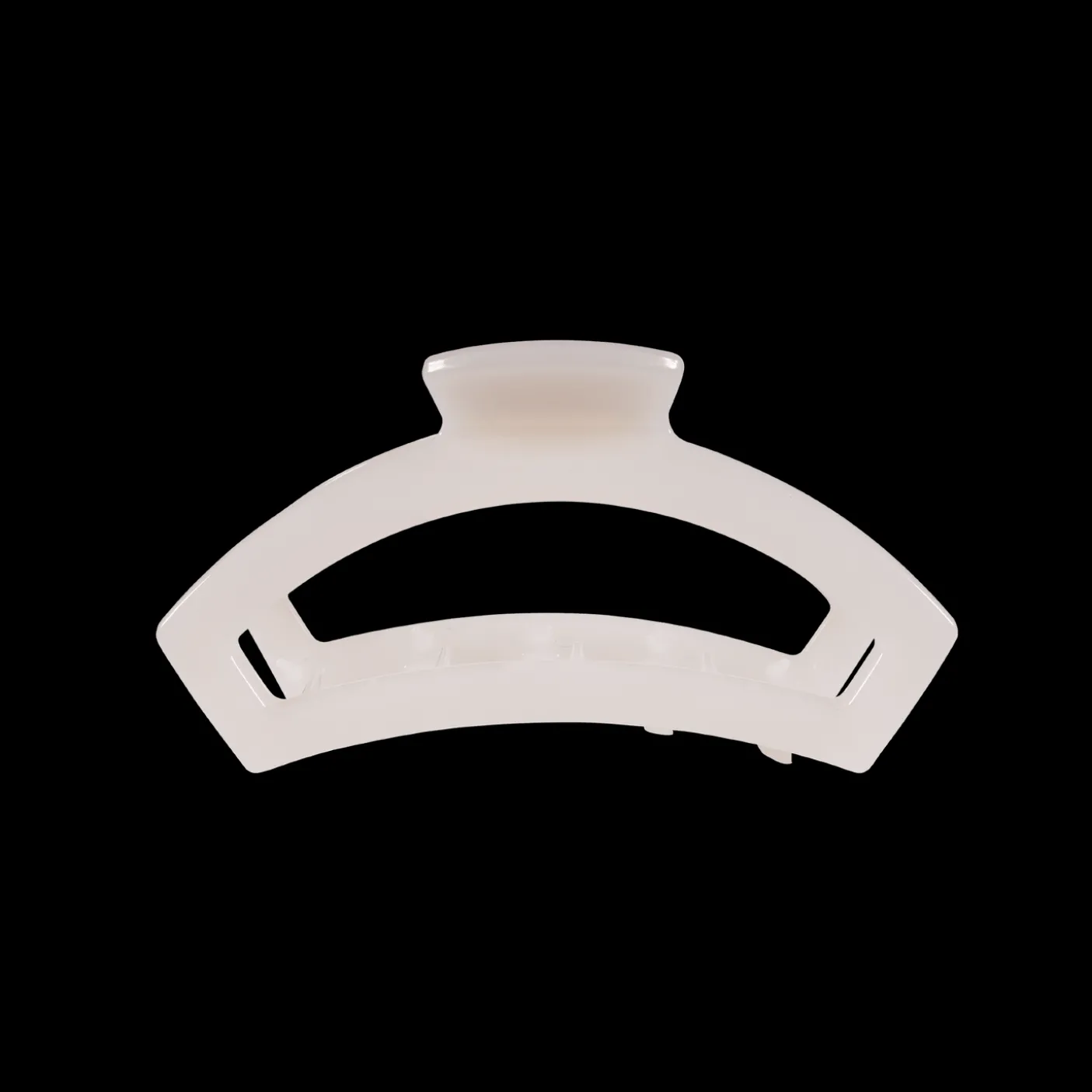 Open Coconut White Small Claw Hair Clip