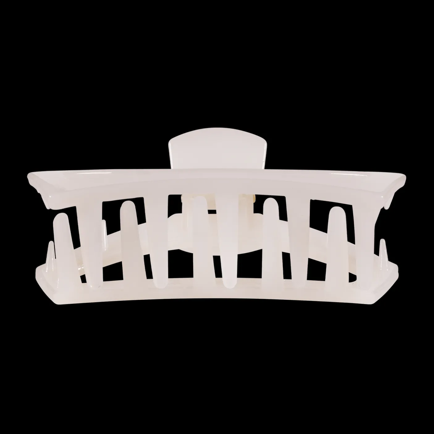 Open Coconut White Small Claw Hair Clip