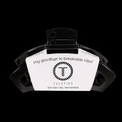 Open Jet Black Small Claw Hair Clip