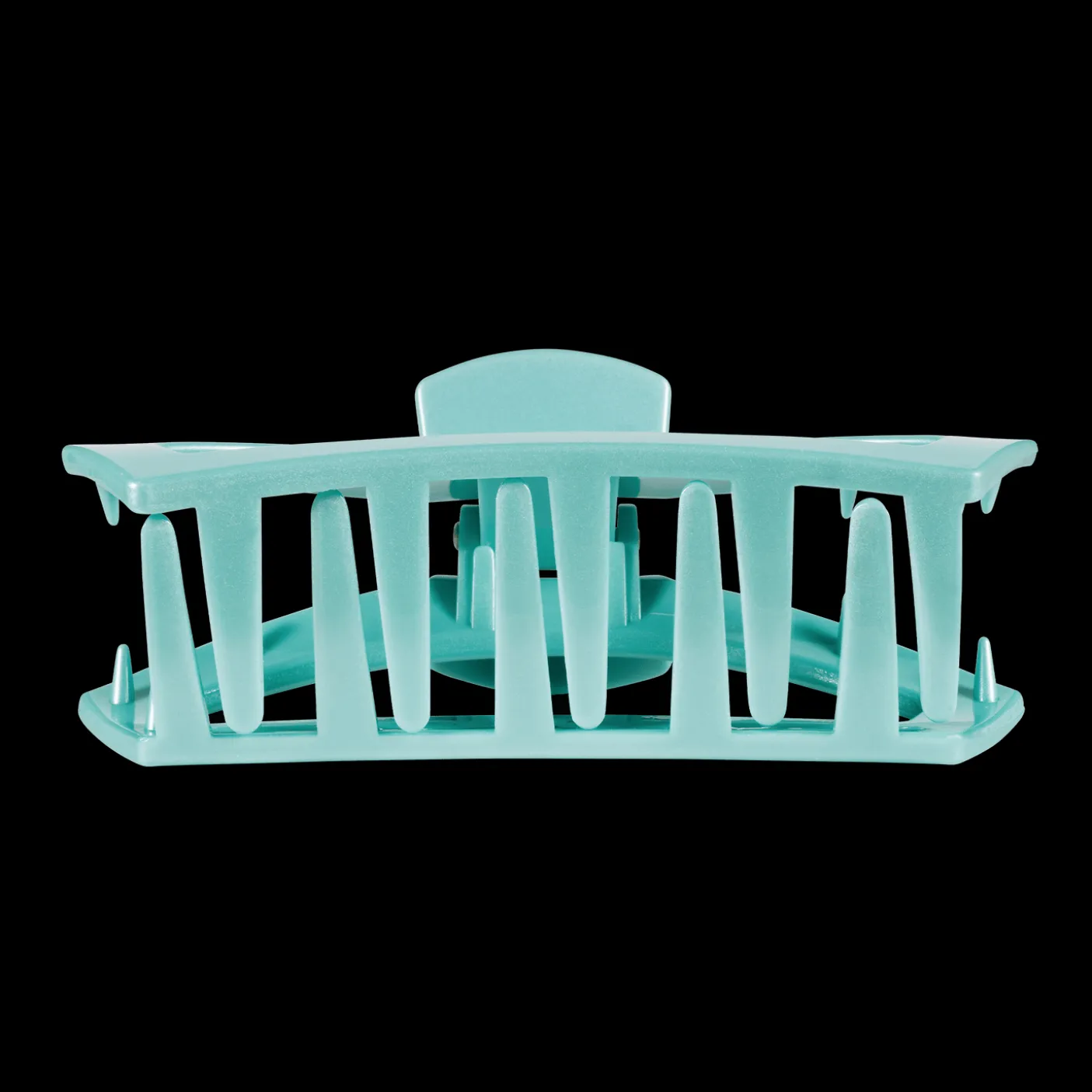 Open Totally Turquoise Large Claw Hair Clip