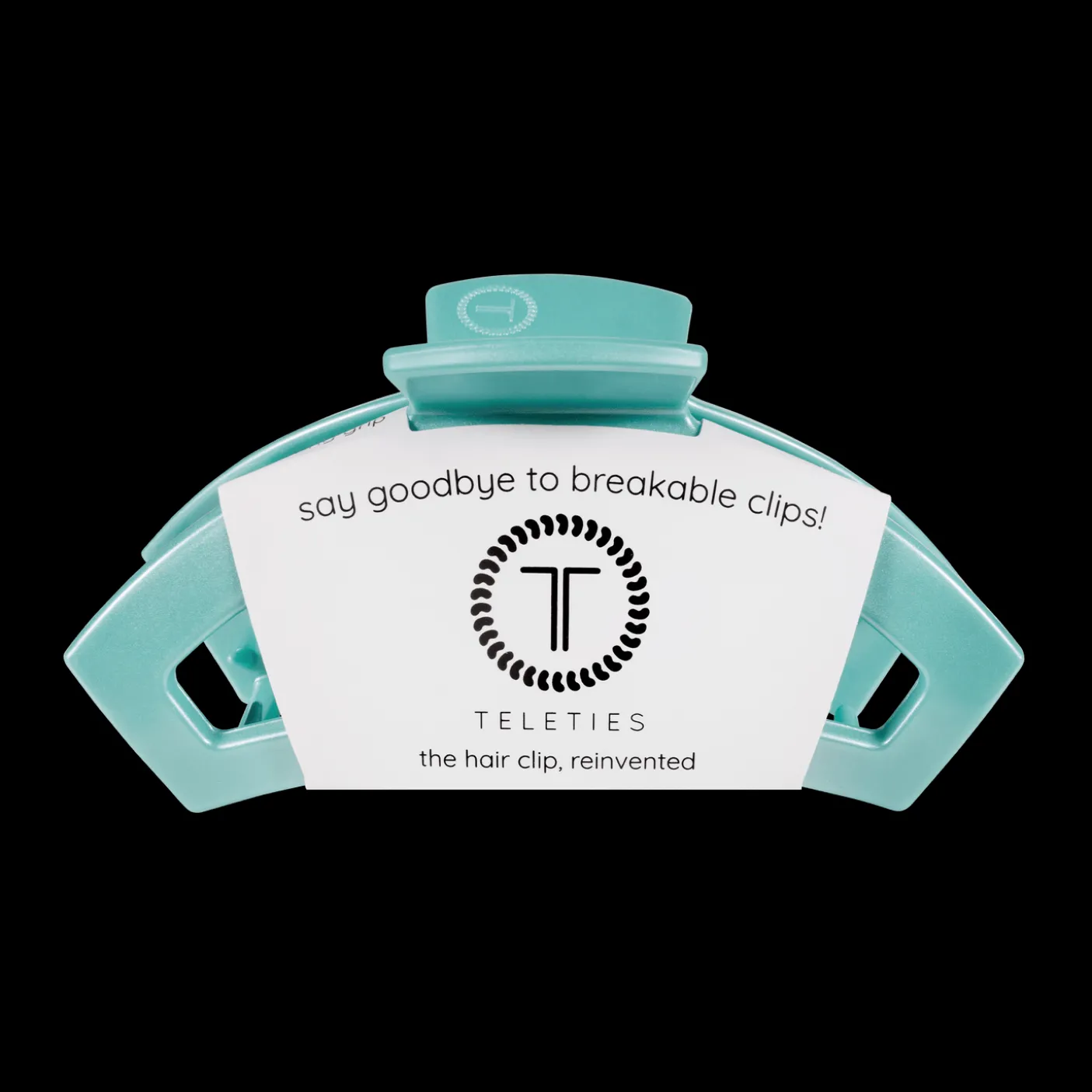Open Totally Turquoise Medium Claw Hair Clip