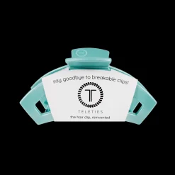 Open Totally Turquoise Small Claw Hair Clip
