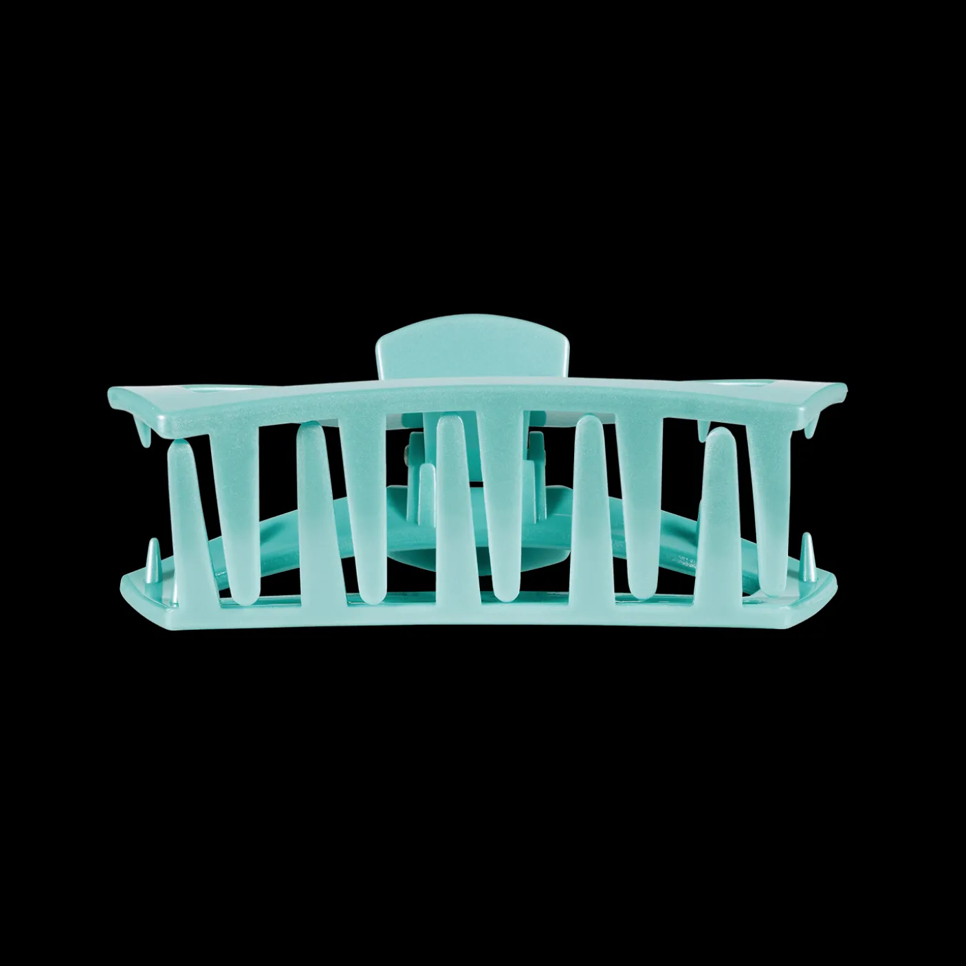 Open Totally Turquoise Small Claw Hair Clip
