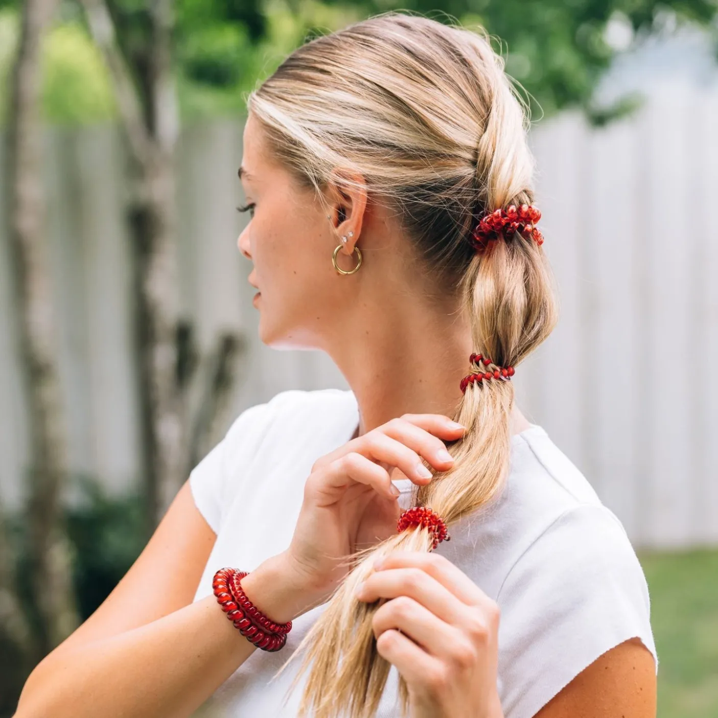 Red Carpet Ready Large Hair Ties