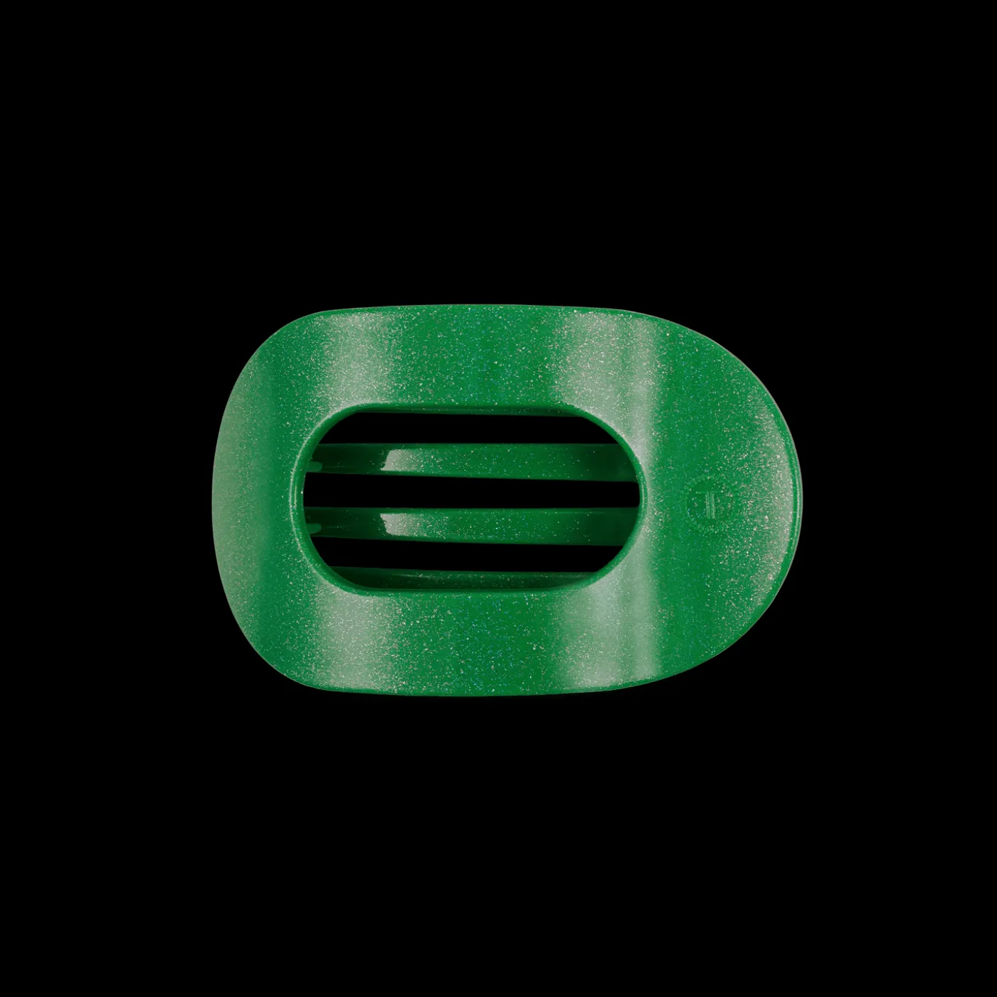 Shamrock Shimmer Small Flat Round Hair Clip