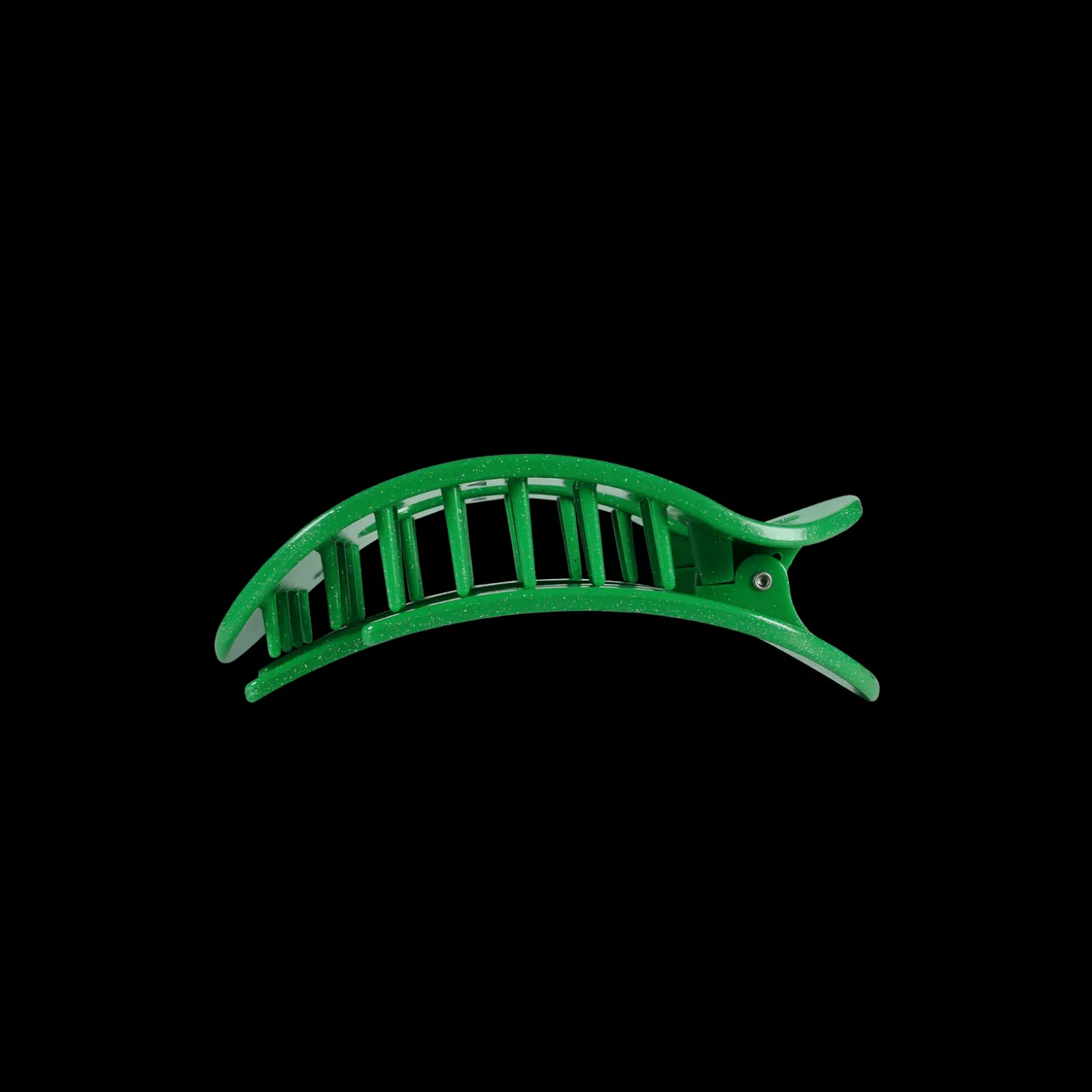 Shamrock Shimmer Small Flat Round Hair Clip