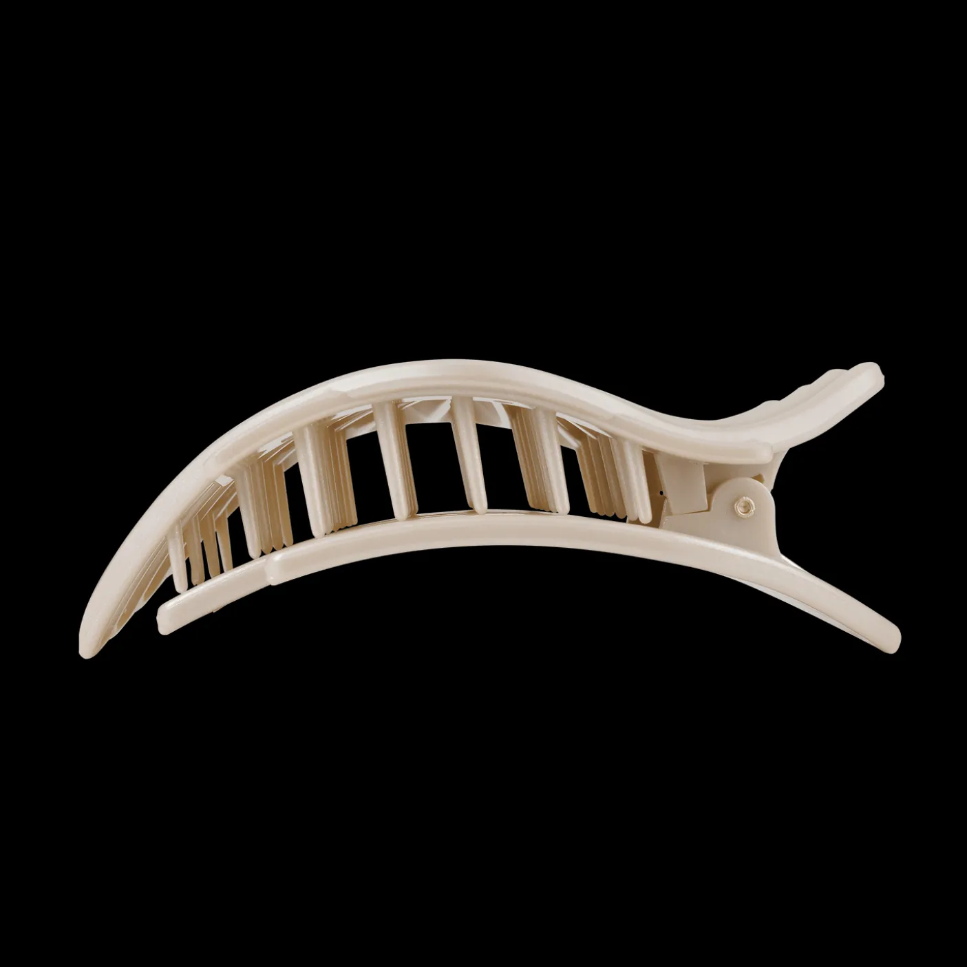 Shimmering Shell Large Flat Hair Clip