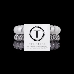 Silver Flames Large Hair Ties