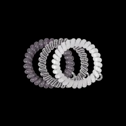 Silver Flames Large Hair Ties