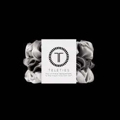 Silver Flames Small Silk Scrunchies