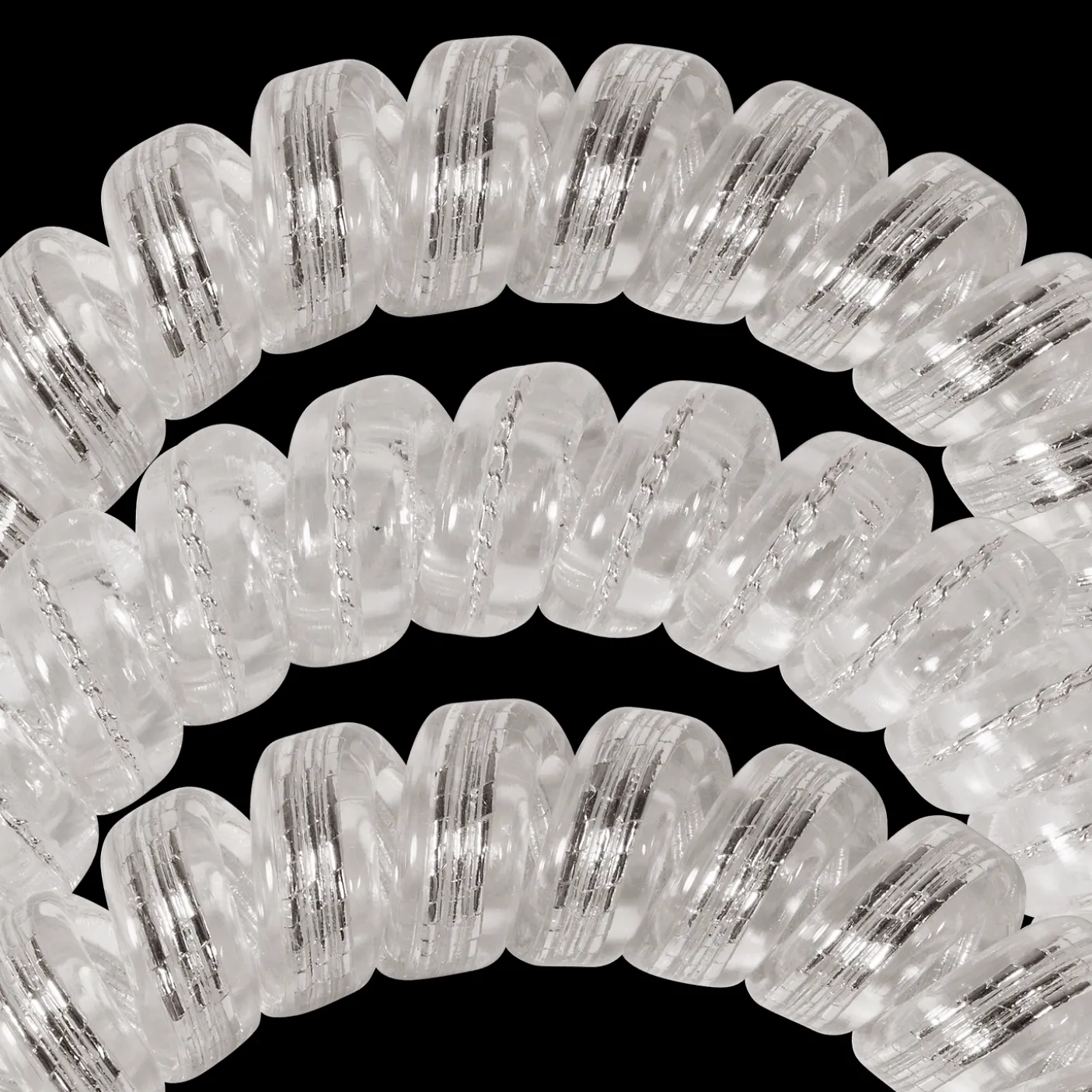 Silver Slay Large Hair Ties
