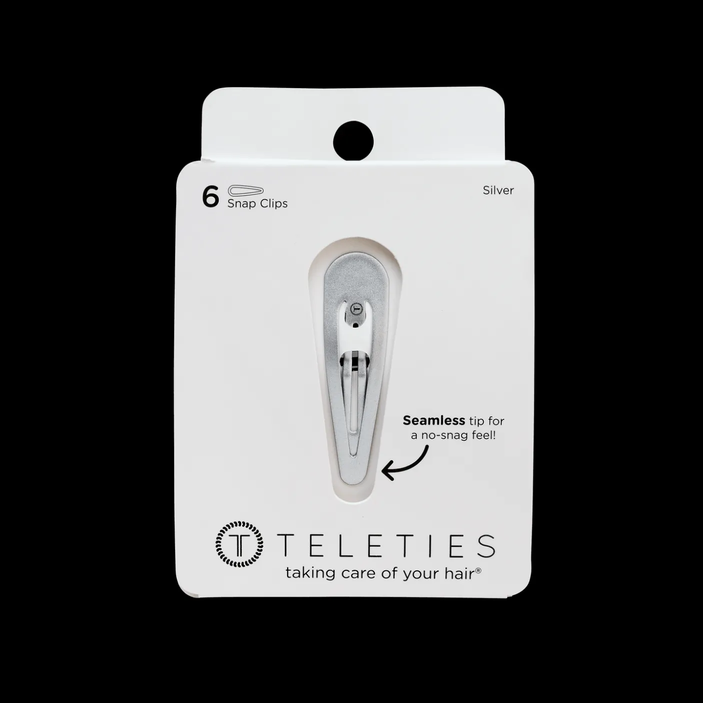 Silver Snap Clip (6Ct)