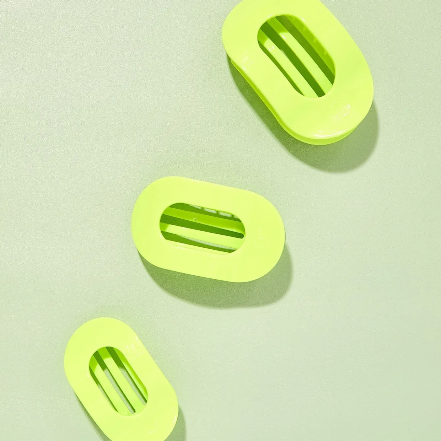 Summer Brights Large Flat Round Hair Clip