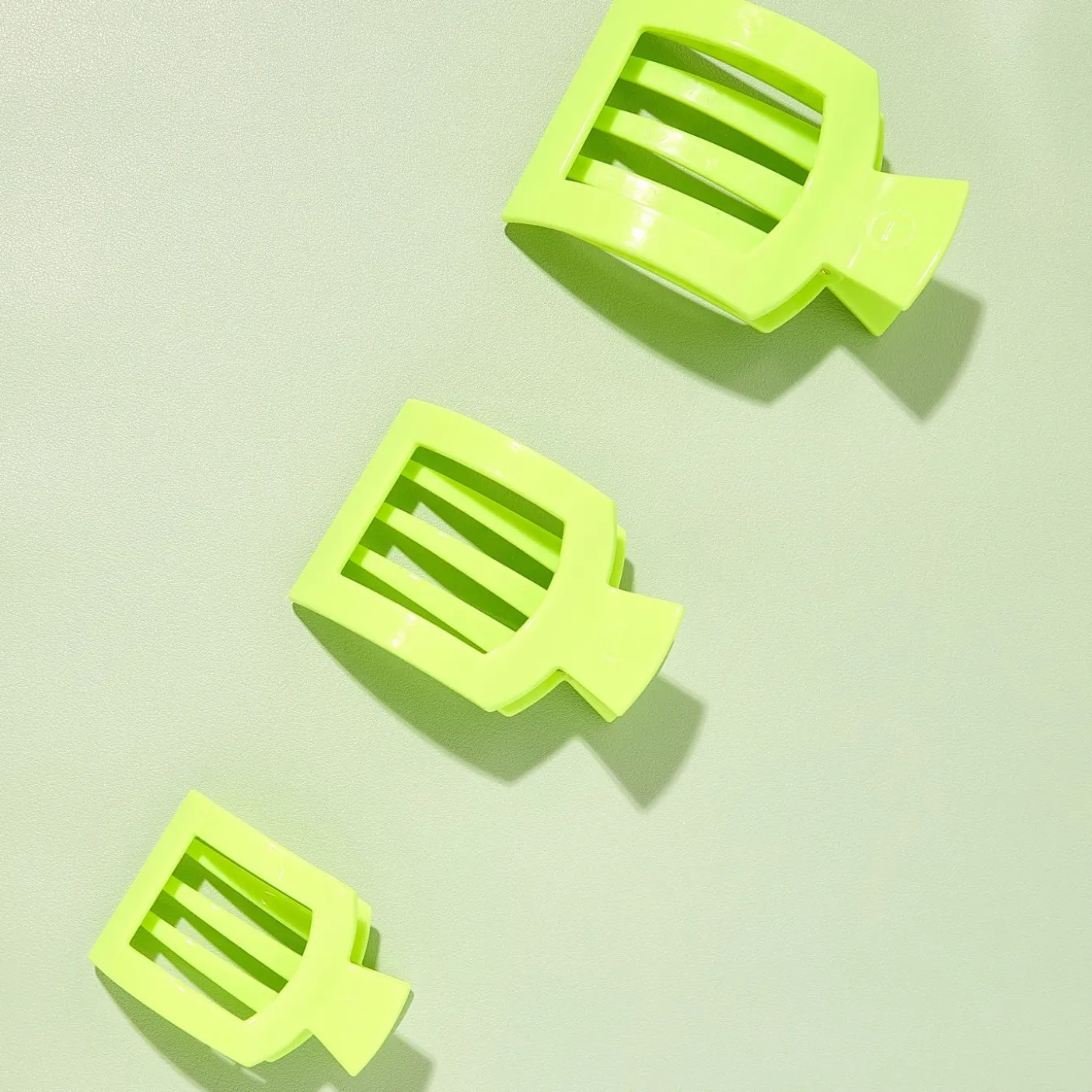 Summer Brights Medium Flat Square Hair Clip