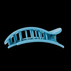 Summer Sky Large Flat Round Hair Clip