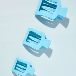 Summer Sky Medium Flat Square Hair Clip