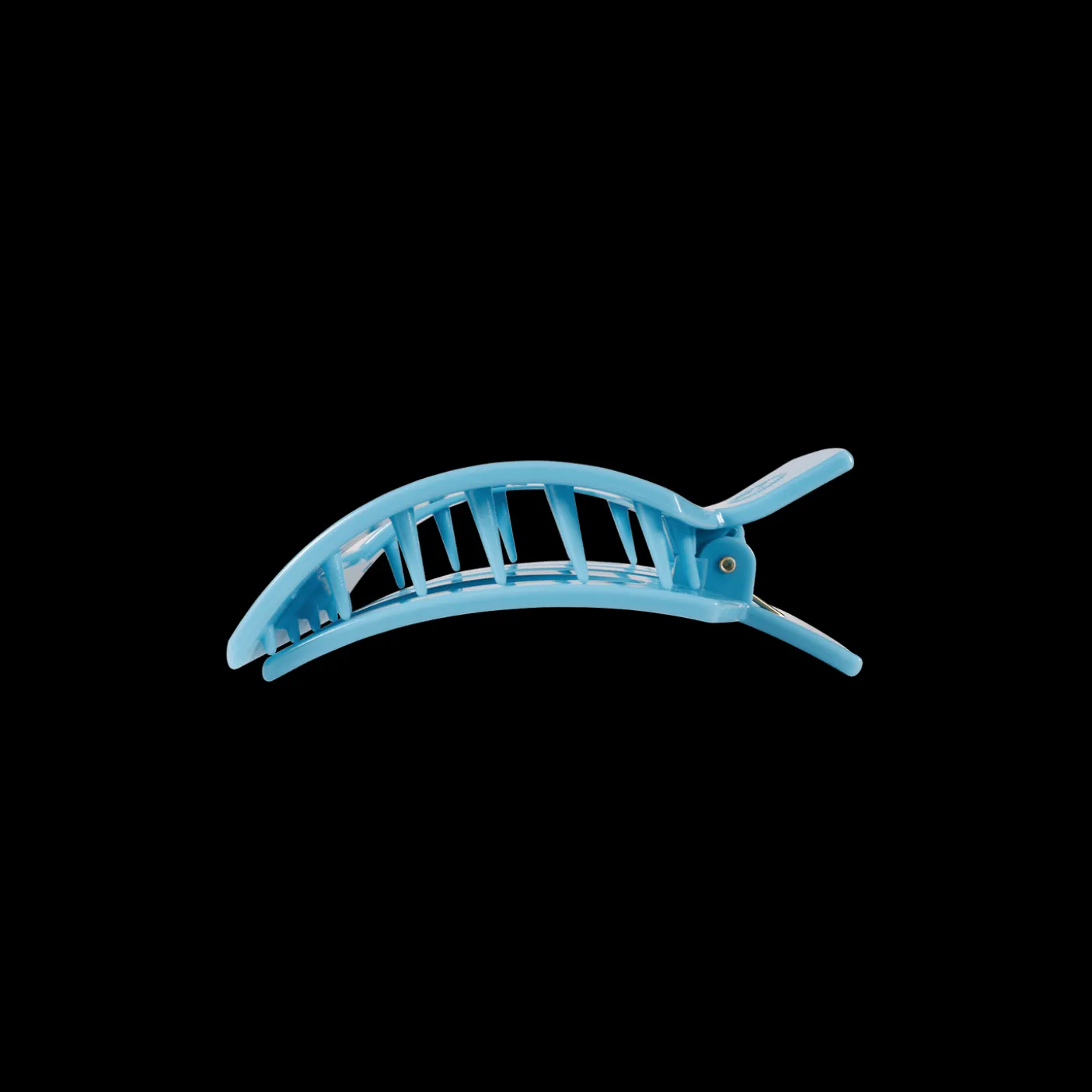 Summer Sky Small Flat Square Hair Clip