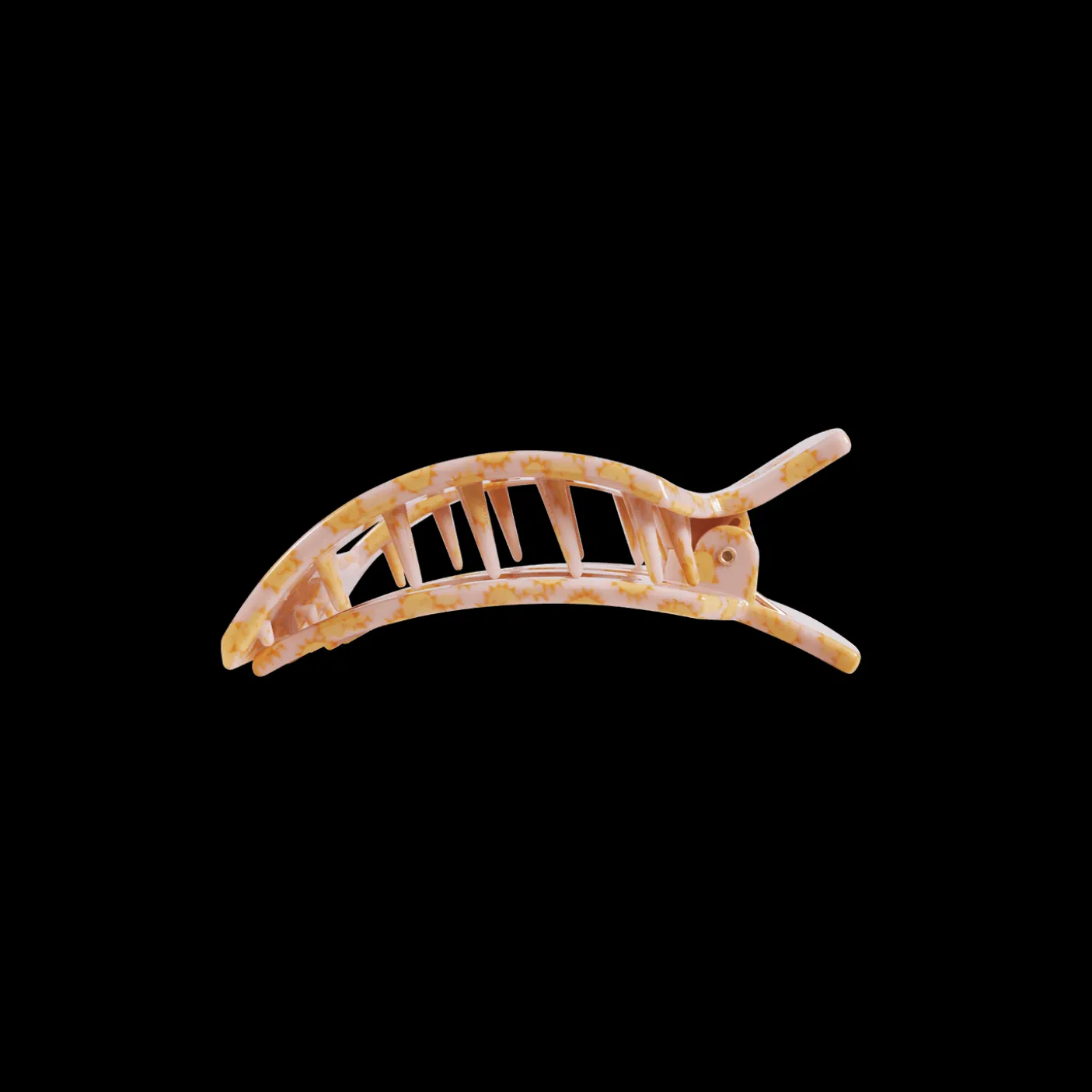 Sunny Days Ahead Small Flat Square Hair Clip