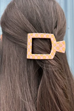 Sunny Days Ahead Small Flat Square Hair Clip