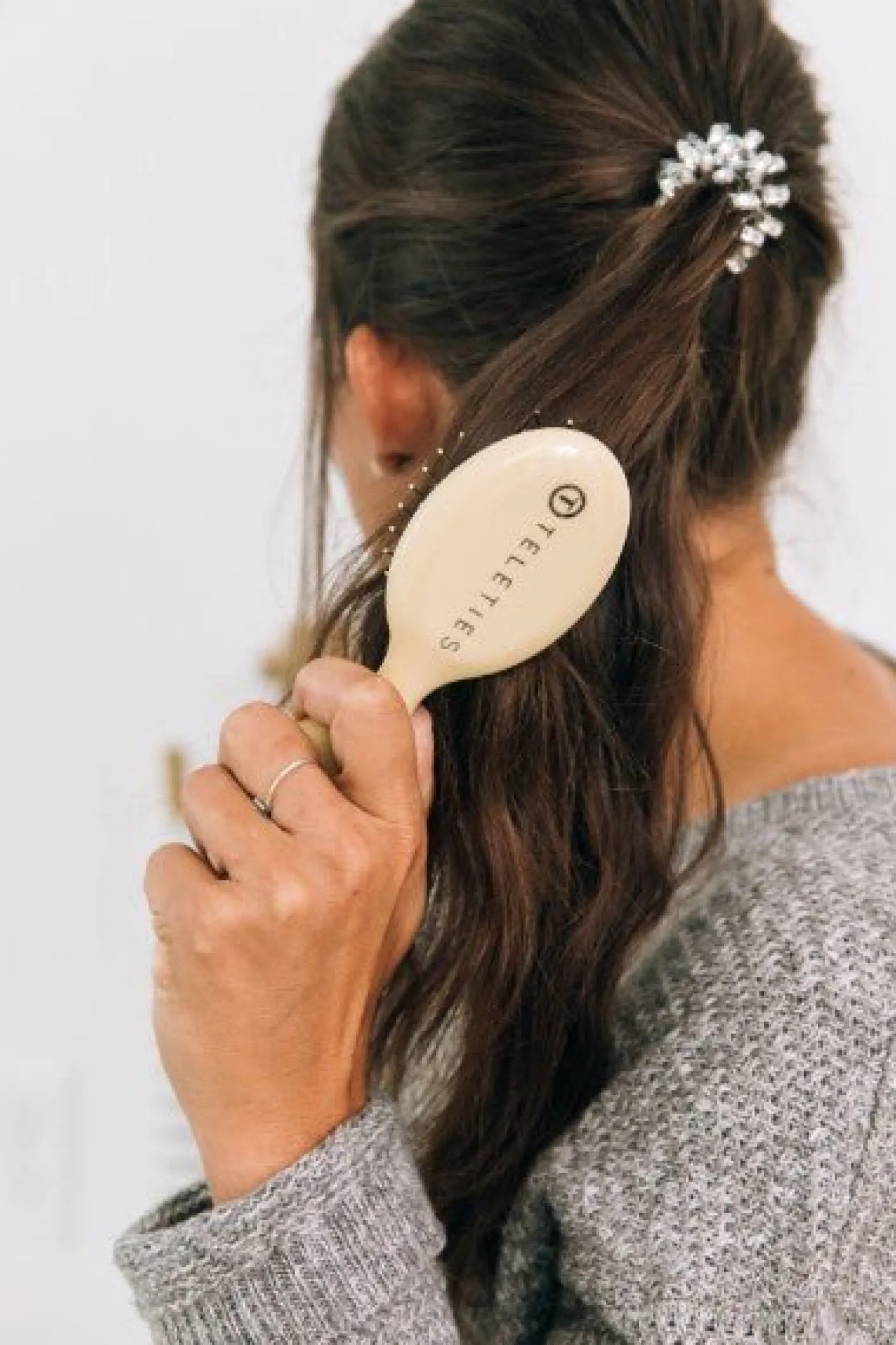Tan Mini Hair Brush