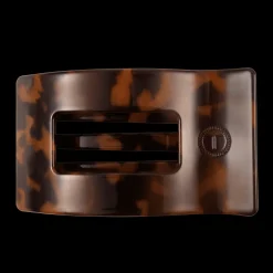 Tortoise Large Flat Rectangle Hair Clip