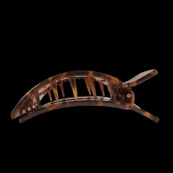 Tortoise Large Flat Square Hair Clip
