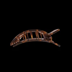 Tortoise Medium Flat Square Hair Clip