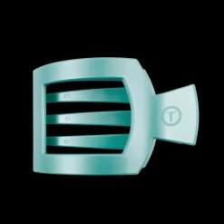 Totally Turquoise Large Flat Square Hair Clip