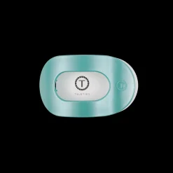 Totally Turquoise Small Flat Round Hair Clip