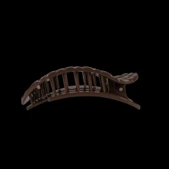 Truly Taupe Quilted Medium Flat Round Hair Clip