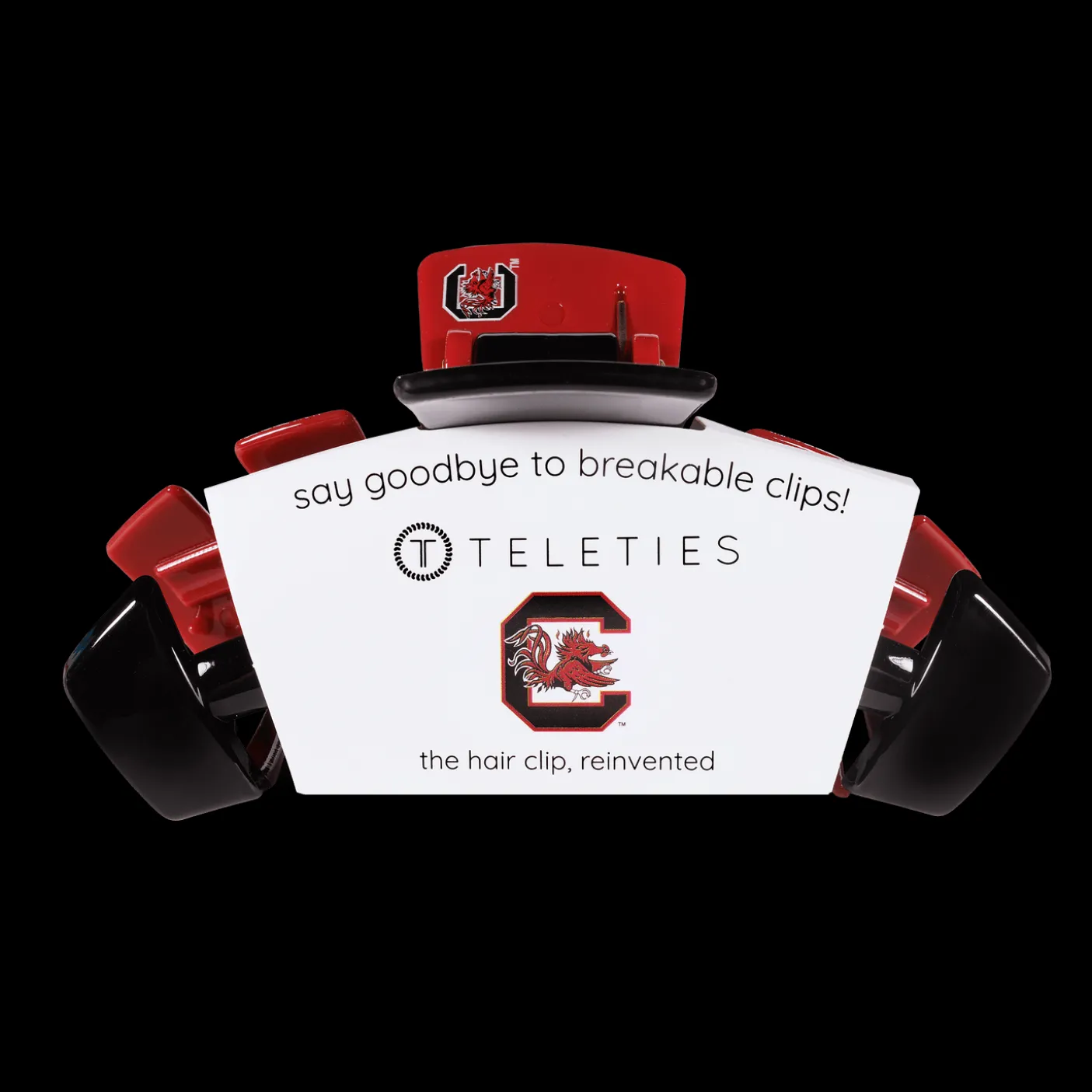 University of South Carolina Large Claw Hair Clip